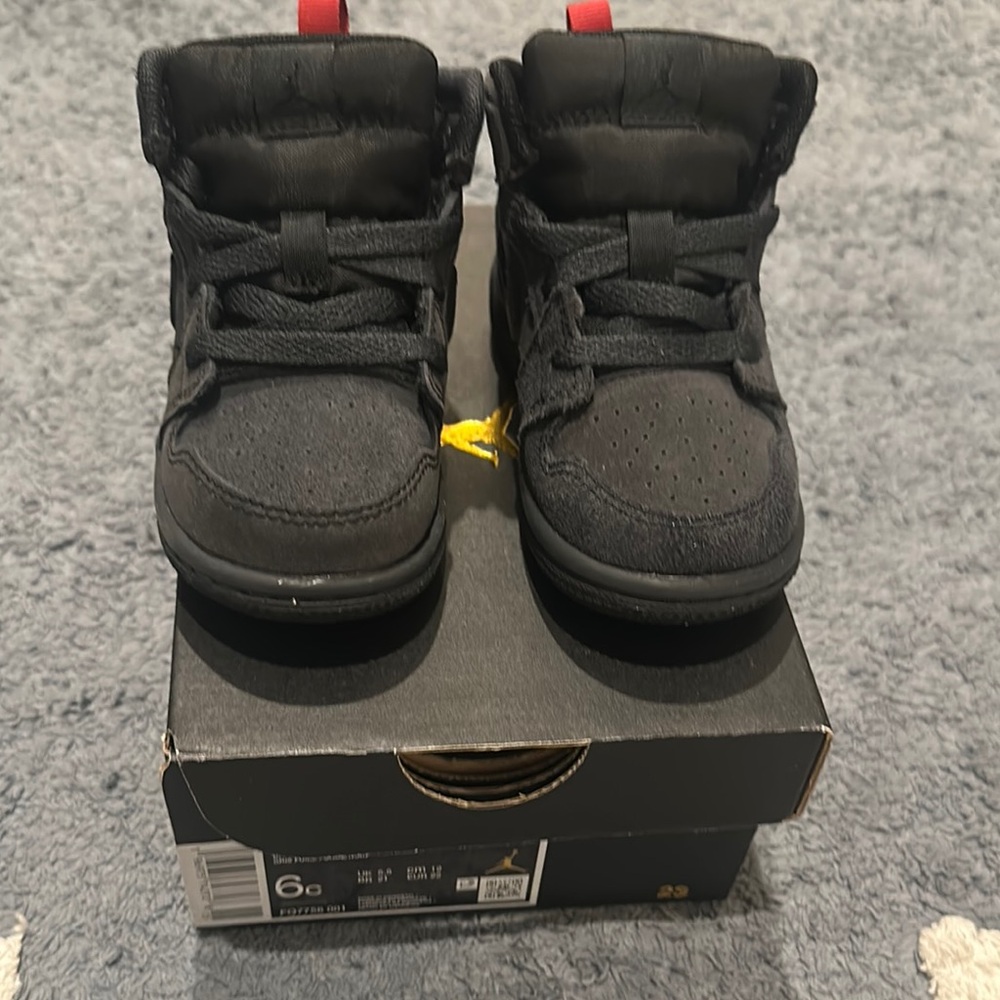 Jordan 1 Mid SE Craft Sneakers - Dark Smoke Grey/Black